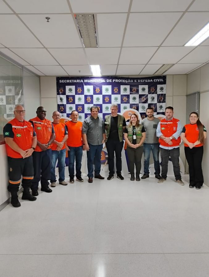 Presidente da Fundação José Pedro de Oliveira (FJPO), Rogério Menezes, se reuniu com o Secretário Municipal de Defesa Civil de Paulínia, Toní Guimarães